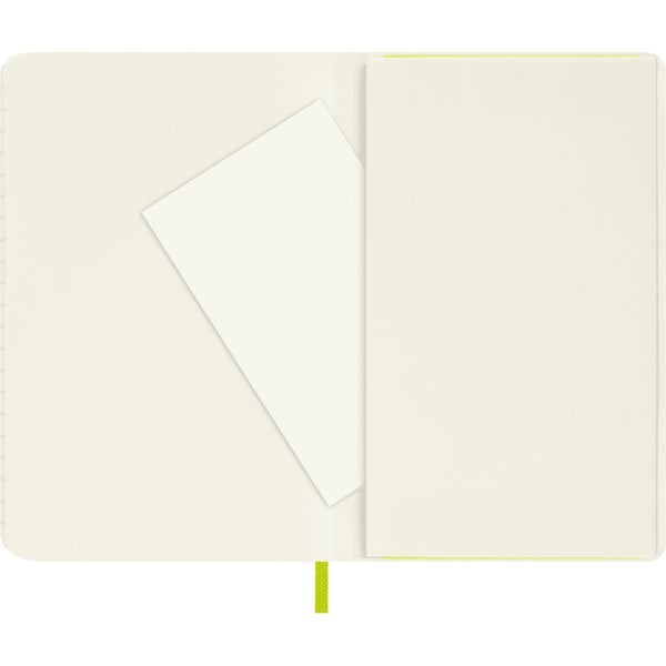 Moleskine Classic Ruled Softcover Notebook, Pocket - Lemon Green