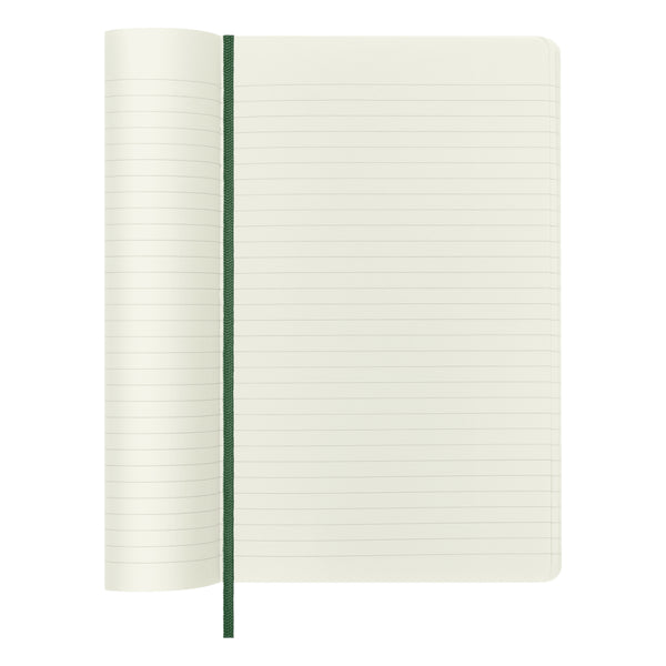 Moleskine Classic Ruled Softcover Notebook, Large - Myrtle Green