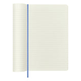 Moleskine Classic Ruled Softcover Notebook, Large - Hydrangea Blue