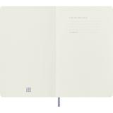 Moleskine Classic Ruled Softcover Notebook, Large - Hydrangea Blue