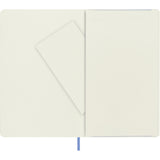 Moleskine Classic Ruled Softcover Notebook, Large - Hydrangea Blue