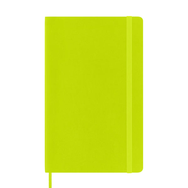 Moleskine Classic Ruled Softcover Notebook, Large - Lemon Green