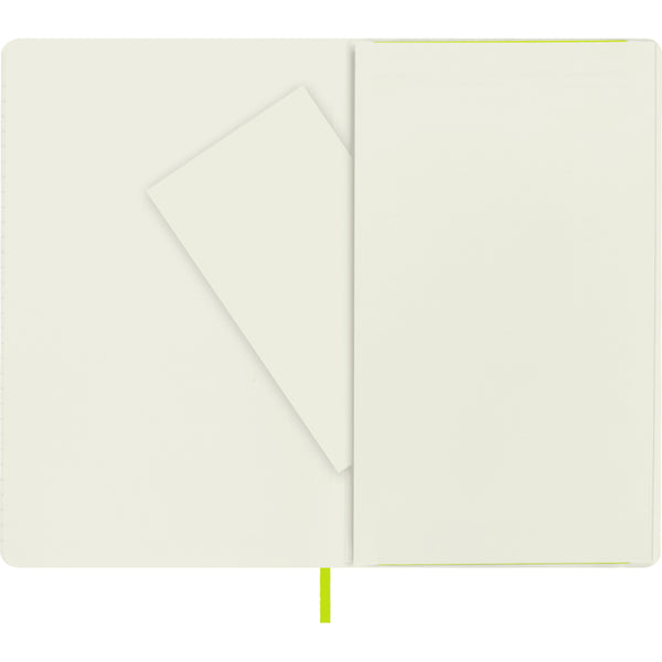 Moleskine Classic Ruled Softcover Notebook, Large - Lemon Green