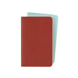 Moleskine Volant Ruled Notebooks 2pk, XS - Coral Orange and Aquamarine