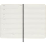 Moleskine 2025/2026 18-Month Agenda - Weekly, Pocket Soft Cover, Black