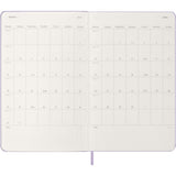 Moleskine 2026 Agenda - Daily, Large Hard Cover, Lilac