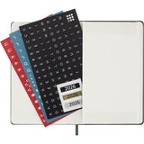 Moleskine 2026 Agenda - Daily, Pocket Hard Cover, Green