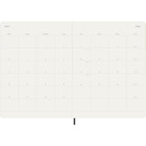 Moleskine 2026 Agenda - Monthly, XL Soft Cover, Black