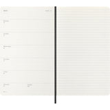 Moleskine 2026 Agenda - Weekly, Large Soft Cover, Black