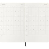 Moleskine 2026 Agenda - Weekly, Large Soft Cover, Black