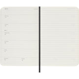 Moleskine 2026 Agenda - Weekly, Pocket Soft Cover, Black