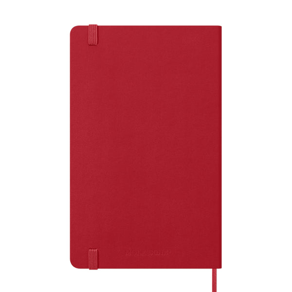 Moleskine 2026 Agenda - Weekly, Large Hard Cover, Red