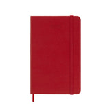 Moleskine 2026 Agenda - Weekly, Pocket Hard Cover, Red