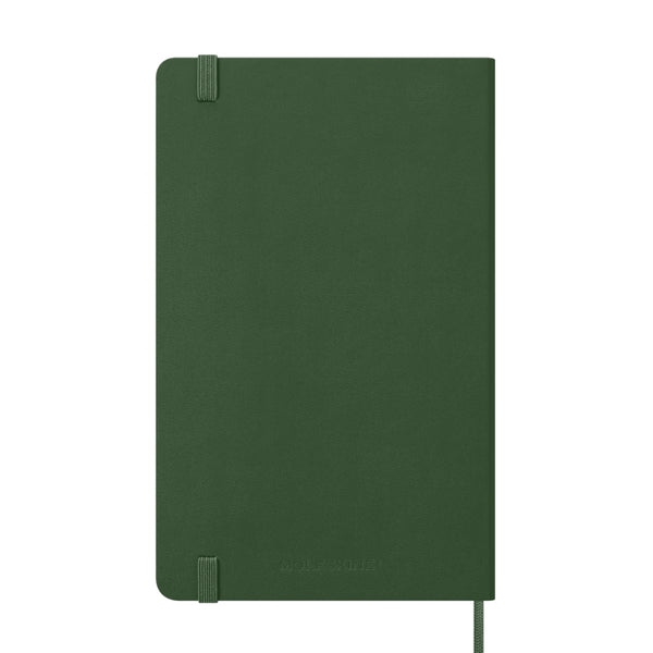 Moleskine 2026 Agenda - Weekly, Large Hard Cover, Green