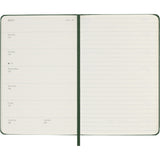 Moleskine 2026 Agenda - Weekly, Pocket Hard Cover, Green