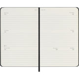 Moleskine 2026 Agenda - Weekly Horizontal, Pocket Hard Cover, Black