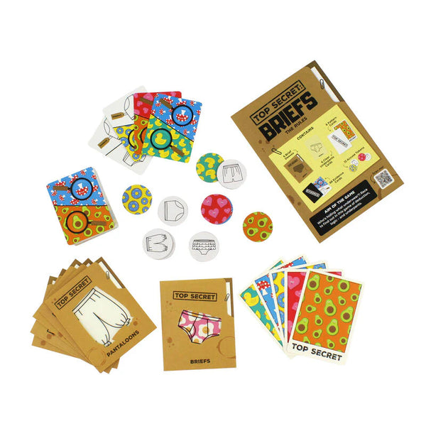Ginger Fox Party Game - Top Secret: Briefs