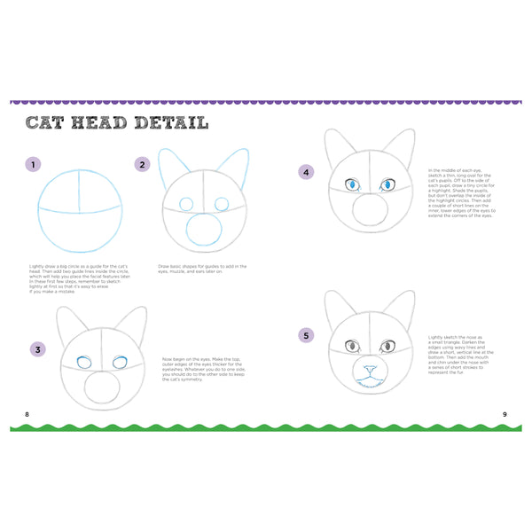 Walter Foster Let's Draw Cats Book