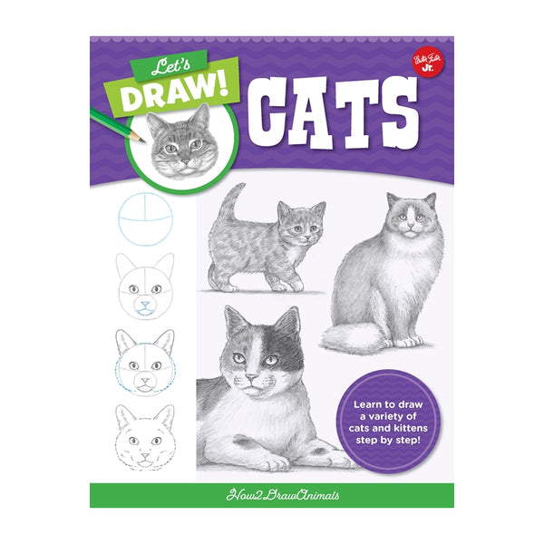Walter Foster Let's Draw Cats Book