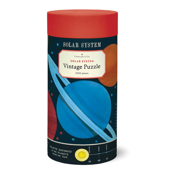 Cavallini 1000pc Vintage Puzzle - Solar System