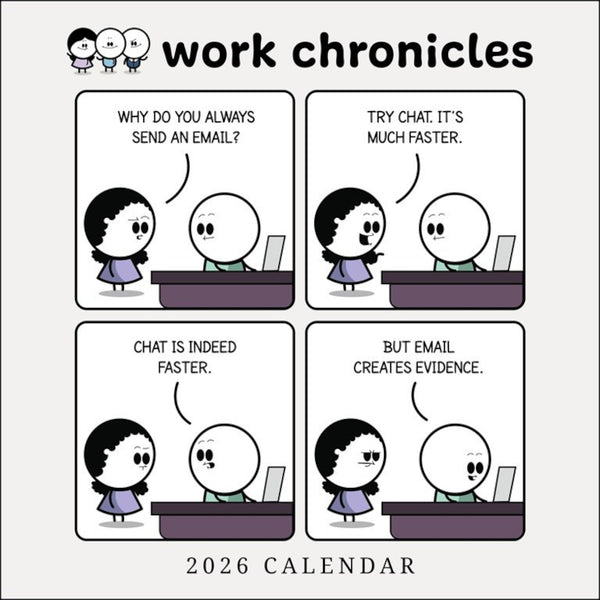 Andrews McMeel 2026 Wall Calendar - Work Chronicles