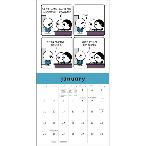 Andrews McMeel 2026 Wall Calendar - Work Chronicles
