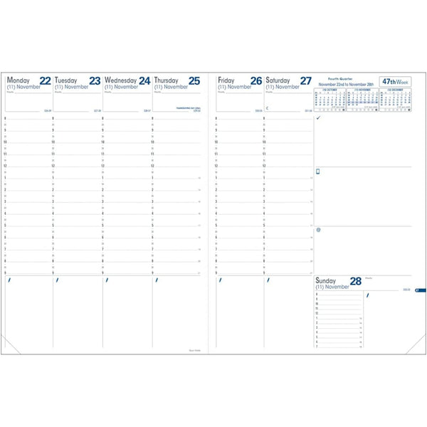 Quo Vadis 2026 Agenda - Weekly, Trinote, Toscana Jade