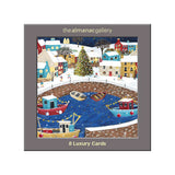 Almanac Holiday Boxed Cards 8pk: Christmas Cozy Cove