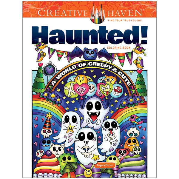 Creative Haven Colouring Book - Haunted! Creepy & Cute