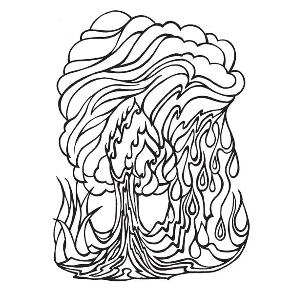 Creative Haven Colouring Book - The Four Elements