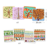 Djeco Felt Pictures Collage Kit - Through the Seasons