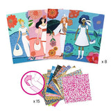Djeco Patterned Collages Kit - Wax Trend Fashions
