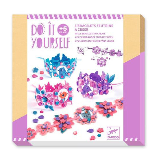 Djeco DIY Felt Bracelet Kit - Best Friends