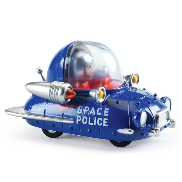 Djeco Crazy Motors Toy Car - Space Police