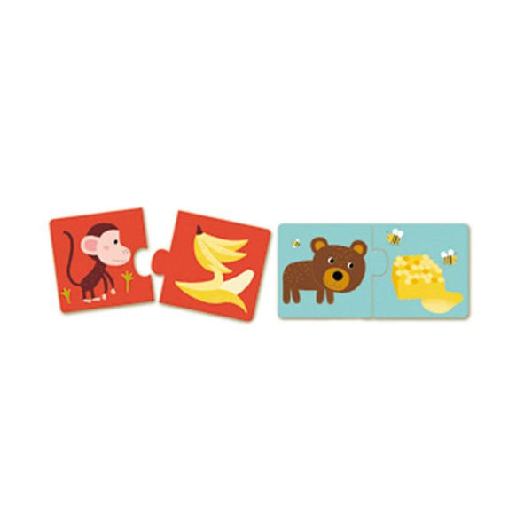 Djeco Puzzle Duo 2pc Puzzles 10pk - Dinner's Ready