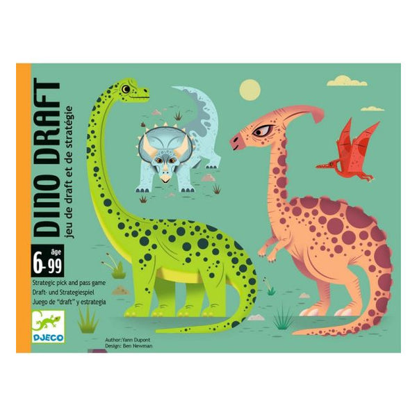 Djeco Dino Draft Strategy Card Game