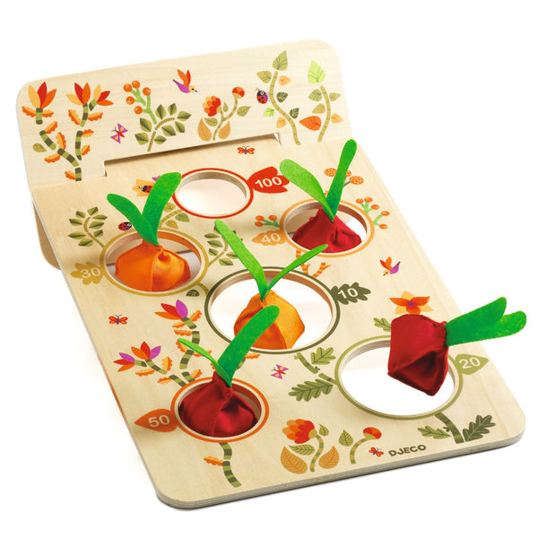 Djeco Bean Bag Toss Game - Garden Party