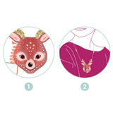Djeco DIY Necklaces Kit - Dazzlers Secret Pendants
