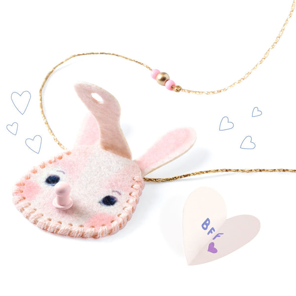 Djeco DIY Necklaces Kit - Dazzlers Secret Pendants
