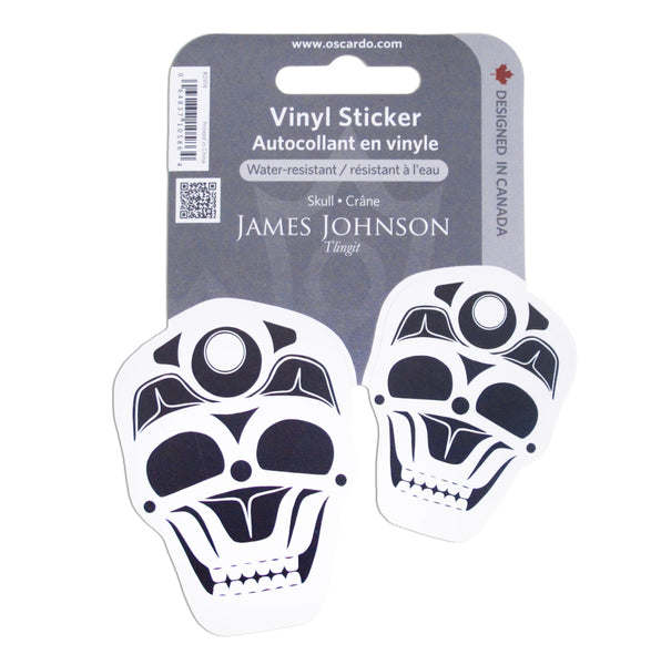 Oscardo Vinyl Sticker - James Johnson Skull