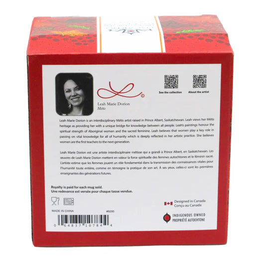 Oscardo Porcelain Mug 16oz - Leah Dorion: Fall Winds of Change