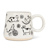 Abbott Cats Stoneware Mug 17oz