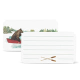ABBOTT Mini Notecard Set 50pk - Animals in Canoe