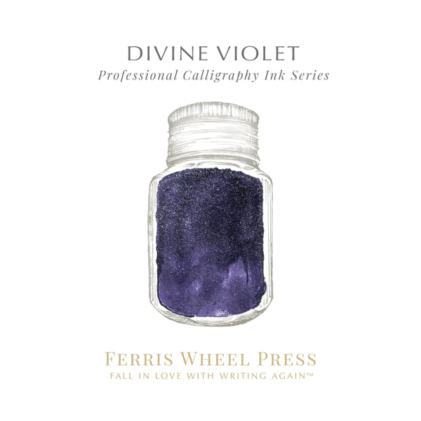 Ferris Wheel Press Bottled Calligraphy Ink - 28ml Divine Violet