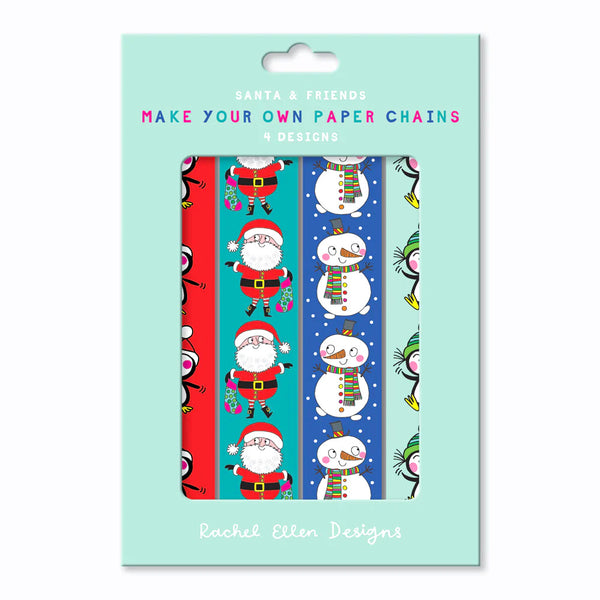 Rachel Ellen Designs Christmas Paper Chain Kit - Santa & Friends