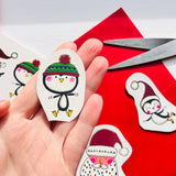 Rachel Ellen Designs Temporary Tattoos - Santa & Friends