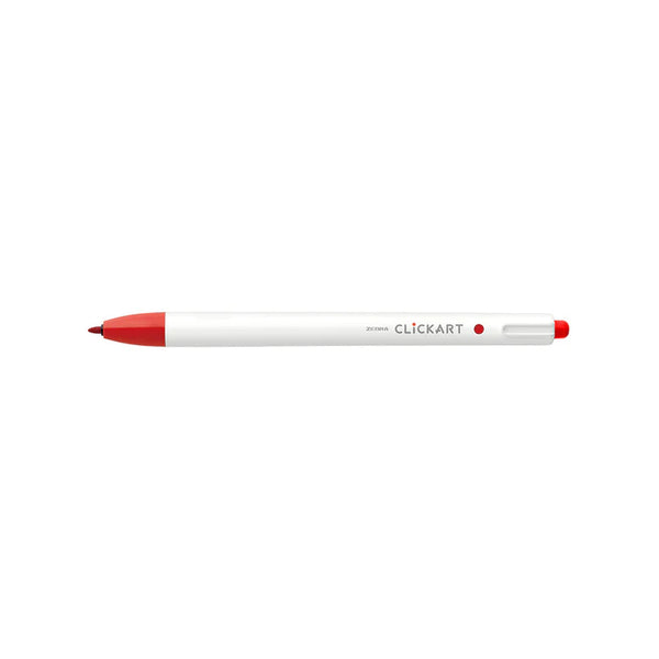 Zebra CLiCKART Retractable Marker Pen Set 6pk Dark Color Palette