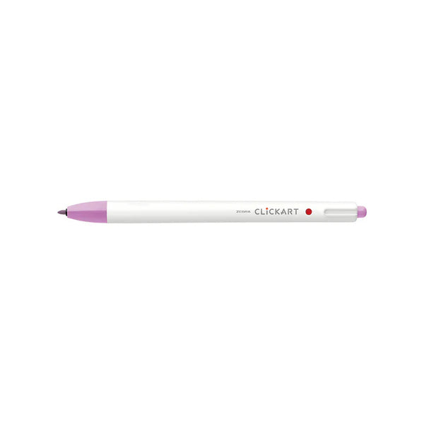 Zebra CLiCKART Retractable Marker Pen Set 6pk Dark Color Palette