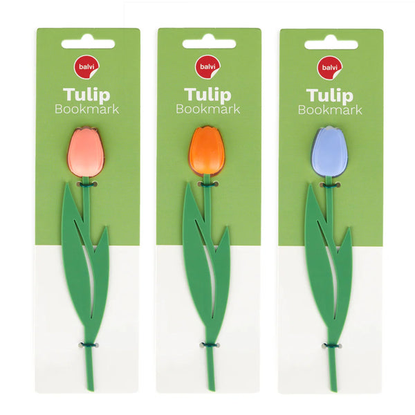 Balvi Tulip Silicone Bookmark - Assorted