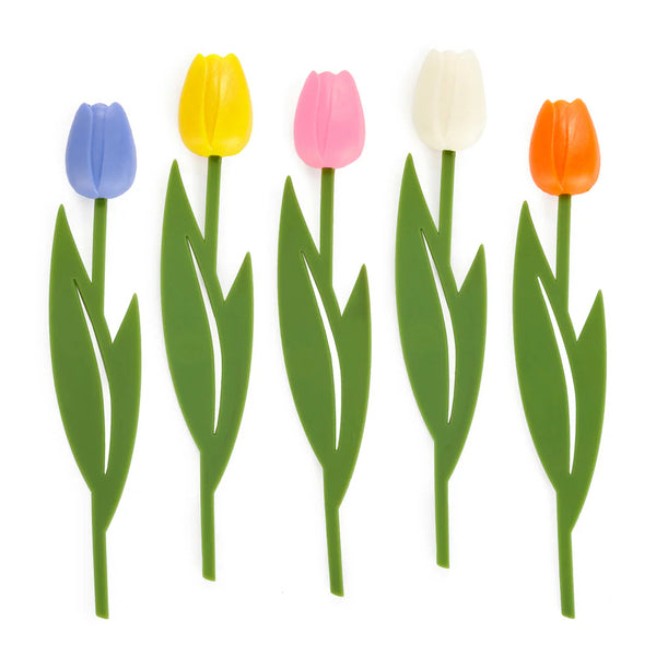 Balvi Tulip Silicone Bookmark - Assorted